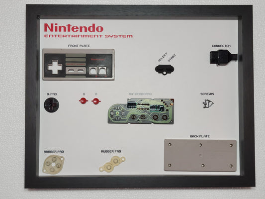 Nintendo Entertainment System "NES" Controller | Disassembled in a Frame